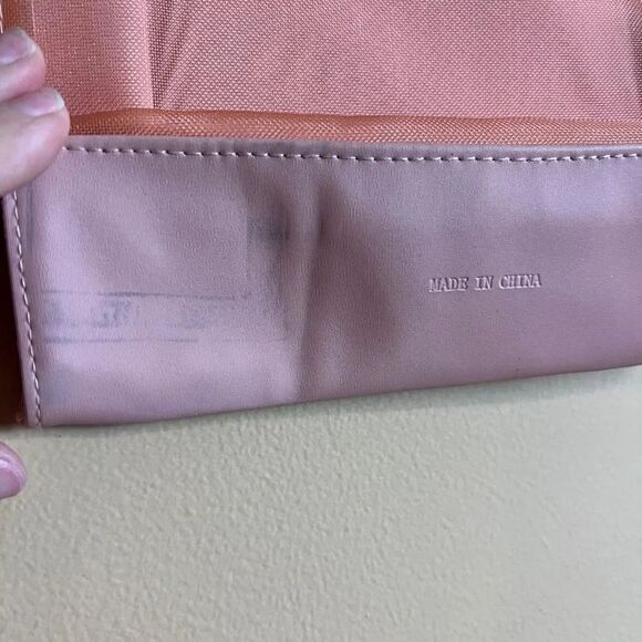 Lucky Brand Light Pink Mesh Front Mini Shoulder Bag - Picture 3 of 5